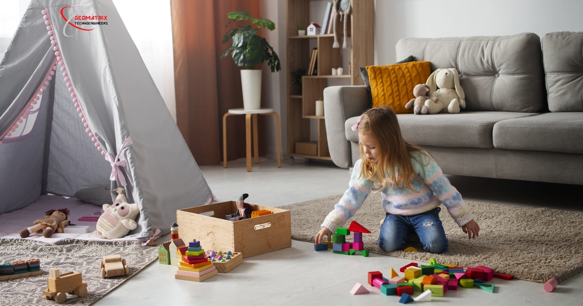 multifunctional space for kids room